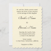 Antieke Art Deco, vuurwerk trouw uitnodiging (Achterkant)