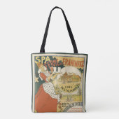 Antieke Art Nouveau, Bierbar Restaurant en Café Tote Bag (Achterkant)