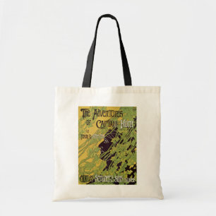 Antieke Art Nouveau-boek, Avonturen van kapitein H Tote Bag