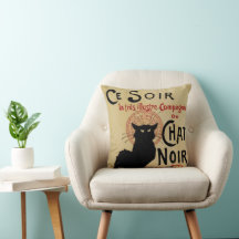 Antieke Art Nouveau, Ce Soir Chat Noir Zwarte Kat