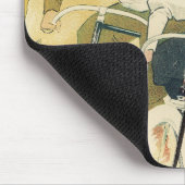 Antieke Art Nouveau, Gladiator Cycles fietsen Muismat (Hoek)