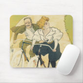 Antieke Art Nouveau, Gladiator Cycles fietsen Muismat (Met muis)