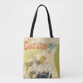 Antieke Art Nouveau, Gladiator Cycles fietsen Tote Bag (Voorkant)