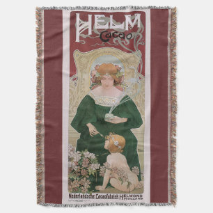 Antieke Art Nouveau Helm Cacao door Privat Livemon Deken