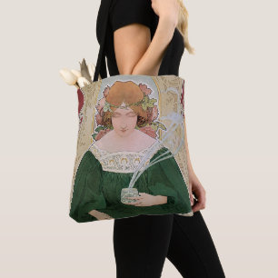Antieke Art Nouveau Helm Cacao door Privat Livemon Tote Bag