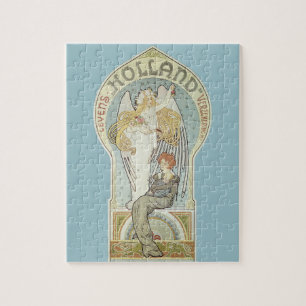 Antieke Art Nouveau, Holland Levensverzekering Legpuzzel