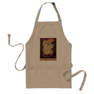 Antieke Art Nouveau, La Loie Fuller moderne danser Standaard Schort