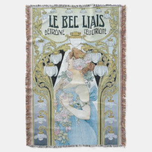 Antieke Art Nouveau Le Bec Liais, Privat Livemont Deken