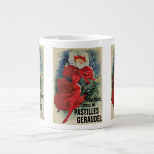 Antieke Art Nouveau Pastilles Geraudel Hoestdrankj Grote Koffiekop