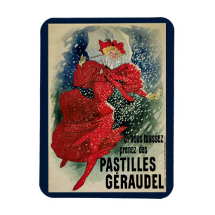 Antieke Art Nouveau Pastilles Geraudel Hoestdrankj Magneet
