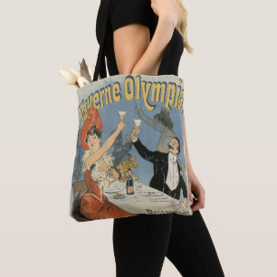 Antieke Art Nouveau, Taverne Olympia Restaurant Tote Bag