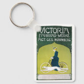 Antieke Art Nouveau, Victoria Fahrrad Werke, Rehm Sleutelhanger (Voorkant)