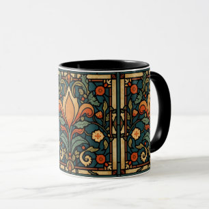 Antieke Arts & Crafts Craftsman, Mission stijl  Mok