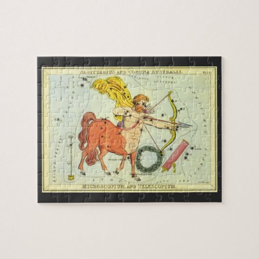 Antieke Astrologie Boogschutter Sterrenbeeld Diere Legpuzzel (Horizontaal)