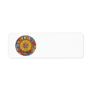 Antieke Astrologie, Oude Hemel Zodiacus Wiel Etiket