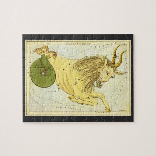 Antieke Astrologie Steenbok Sterrenbeeld Dierenrie Legpuzzel (Horizontaal)