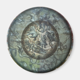 Antieke Astronomie Hemelse Noordelijke Sterrenbeel Magneet