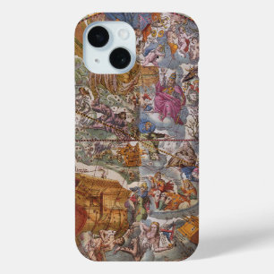 Antieke Astronomie, Kaart van Christelijke Sterren iPhone 15 Case