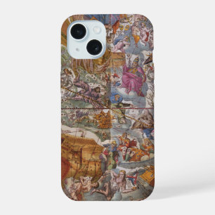 Antieke Astronomie, Kaart van Christelijke Sterren iPhone 15 Hoesje