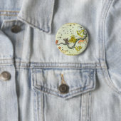 Antieke astronomie, sterrenbeeld Hydra slang Ronde Button 5,7 Cm (In situ)
