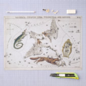 Antieke astronomische hemelkaart tissuepapier (Craft)