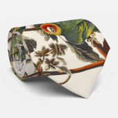 Antieke Audubon Carolina Parkiet Vogel Kunst Stropdas (Opgerold)