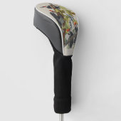 Antieke Audubon-grote specht-vogelkunst Golfheadcover (Schuin)