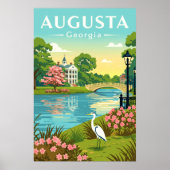 Antieke Augusta Georgia Poster (Voorkant)