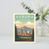 Antieke Aurora Colorado Briefkaart (Staand voorkant)