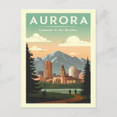 Antieke Aurora Colorado Briefkaart (Voorkant)