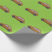Antieke Auto Cadeaupapier (Hoek)
