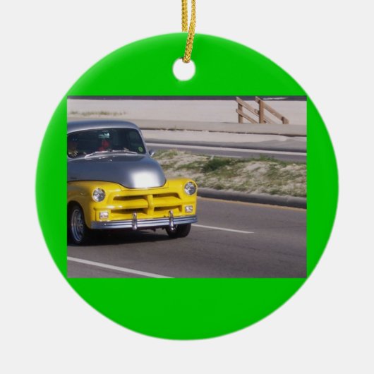 antieke auto kerst ornament (Voorkant)