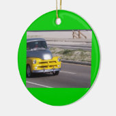 antieke auto kerst ornament (Links)