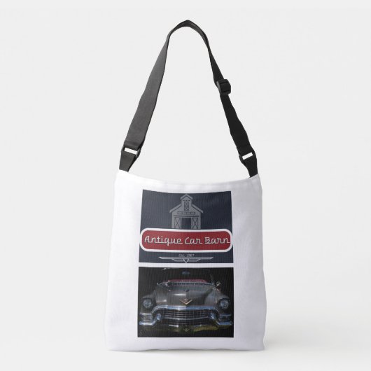 Antieke Autobarn 1955 Caddy Crossbody Tas (Voorkant)