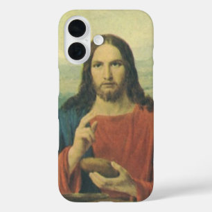 Antieke avondmaaltijd in Emmaus met Jezus Christus iPhone 16 Hoesje