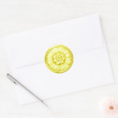 Antieke Barok Reliëflook Zegel Geel (Envelop)