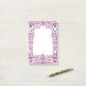 Antieke Baroklijst  Post-it® Notes (Op bureau)