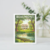 Antieke Beaumont Texas Briefkaart (Staand voorkant)