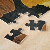 Antieke bedrijf, staalproductie-industrie legpuzzel (Zijkant)