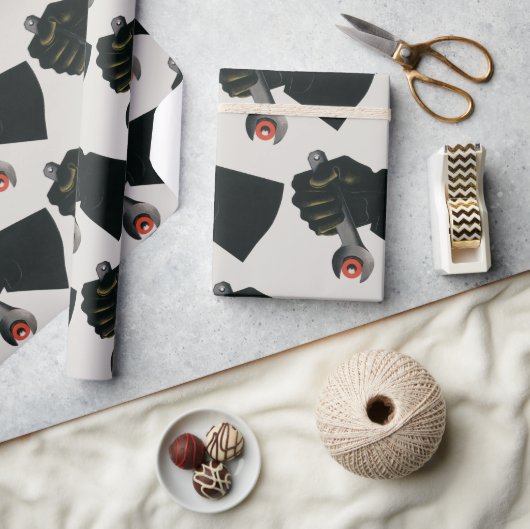 Antieke bedrijfs-, productie- en fabrieksmachinist cadeaupapier (Crafts)