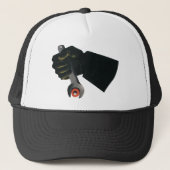 Antieke Bedrijfs-, Productiefabriek Machinist Trucker Pet (Voorkant)