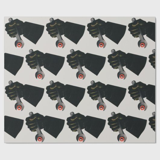 Antieke bedrijfs-, productiefabrieksmachinist cadeaupapier (Vlak)