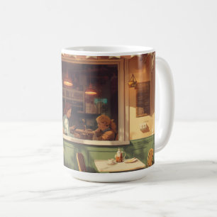 Antieke beker koffiemok