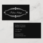 Antieke Beoordeling Visitekaartje (Voorkant / Achterkant)