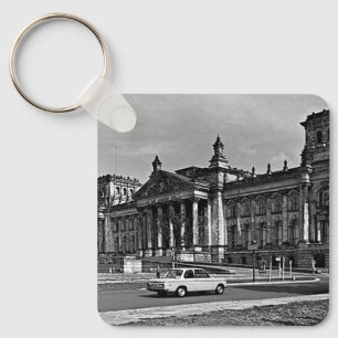Antieke Berlijn Reichstag parlementsgebouw Muis Pa Sleutelhanger