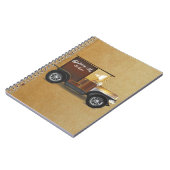 Antieke bestelwagen notitieboek (Linkerzijde)