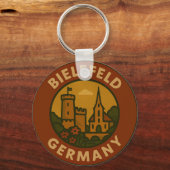 Antieke Bielefeld Duitsland Kunst Sleutelhanger (Voorkant)
