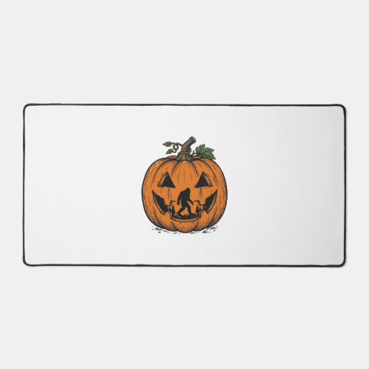 Antieke Bigfoot Pompoen Halloween Vector Ontwerp_1 Bureaumat (Voorkant)
