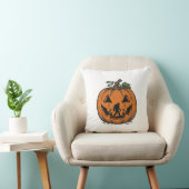 Antieke Bigfoot Pompoen Halloween Vector Ontwerp_1 Kussen (Stoel)