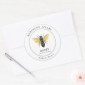 Antieke Bij Honing Pot label (Envelop)